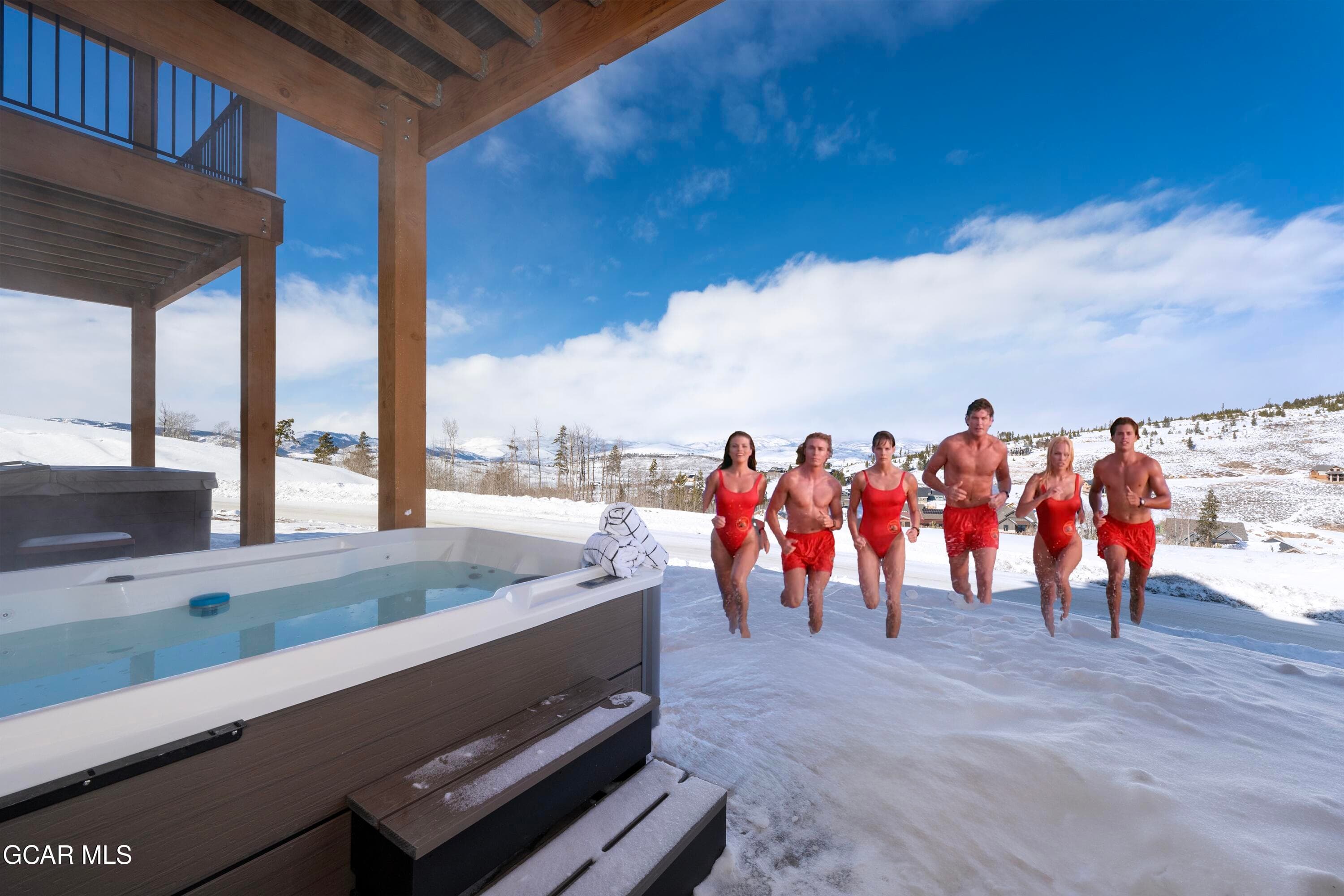Lower Level Deck - Hot Tub 1