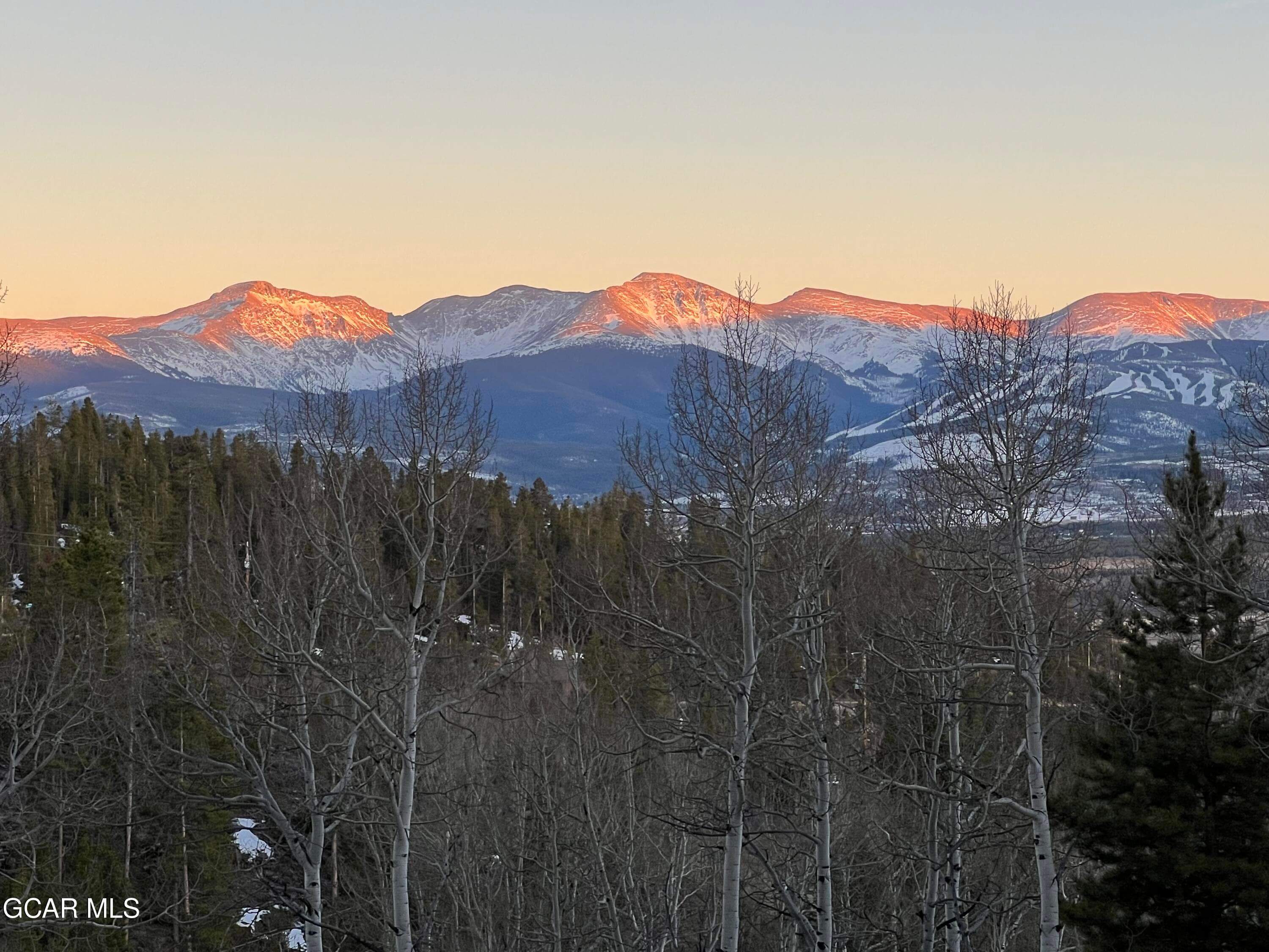Views of Alpenglow from the deck