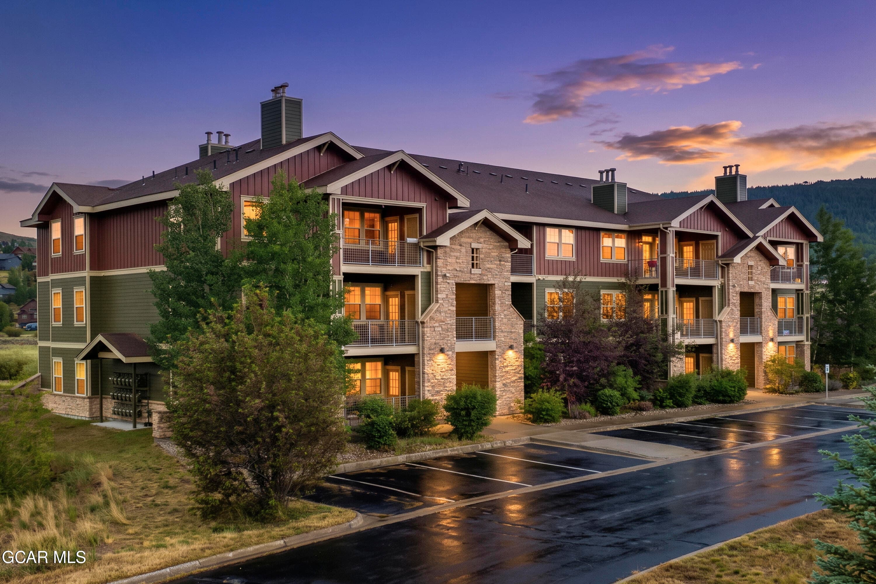 Exterior at dusk
