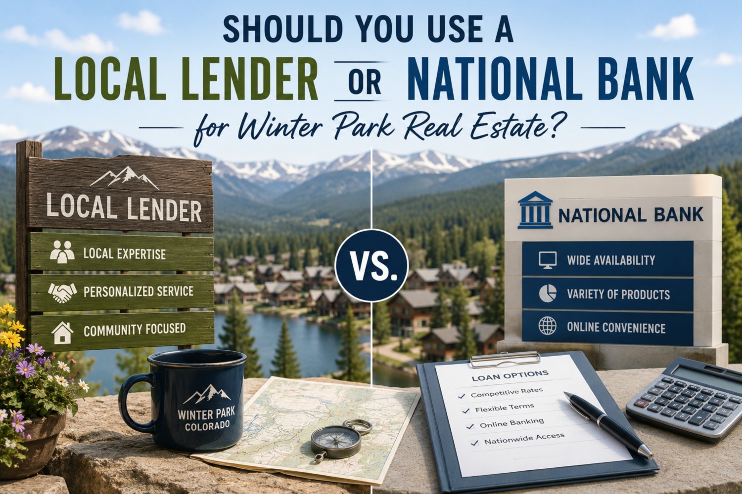 Should You Use a Local Lender or National Bank for Winter Park Real Estate?
